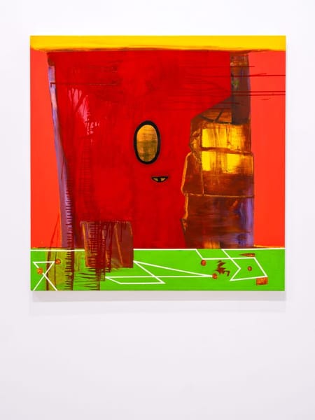 Tower with oval and eye