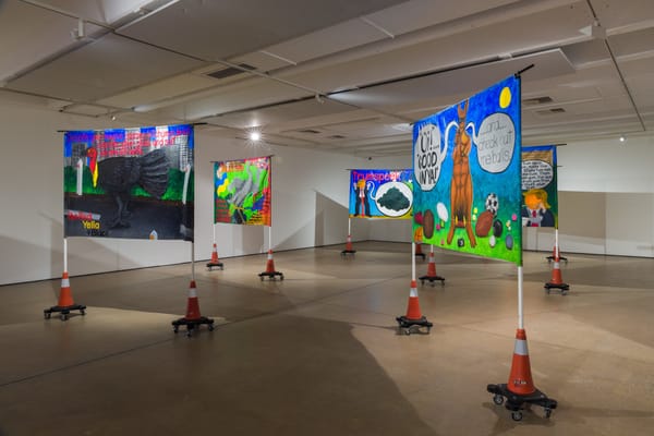 Installation view, 'A MURRIALITY’ Installation view, 'A MURRIALITY’