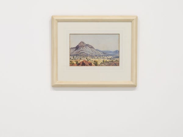 Albert Namatjira, The Valley View, Watercolour on paper