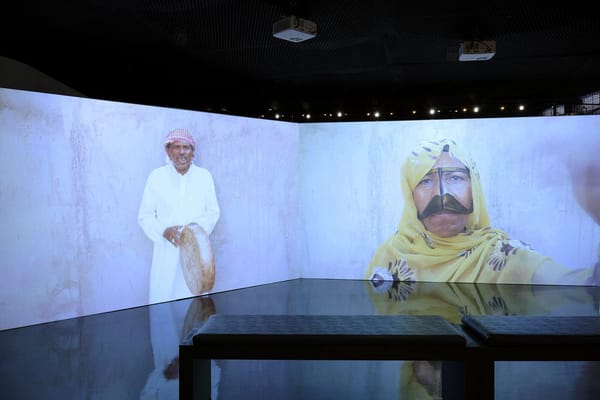 Speak the Wind, Installation view, Performing the Invisible, musée du quai Branly, France.