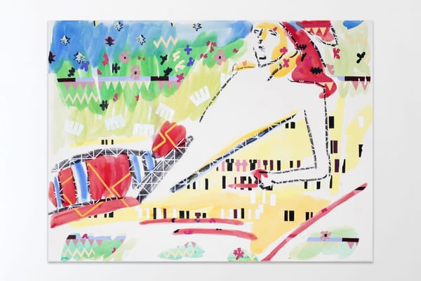 Fränzi am Wasser liegend (1)