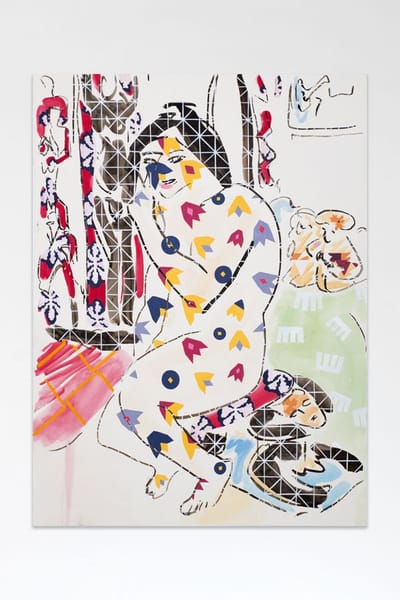 Girl Seated on an African Stool (2)