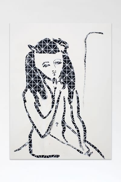 Fränzi as a Nude, Her Hand on Her Chin