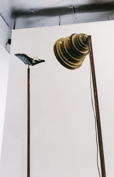 Icarian Dreamer - with fallen words (left); The Golden Light of the East (right)