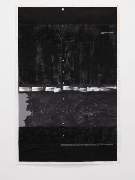 Peter Kennedy, 'Whisper/Flight Plan', 2021-24 (Detail), Milani Gallery, Meeanjin, Brisbane. Photography by Carl Warner.