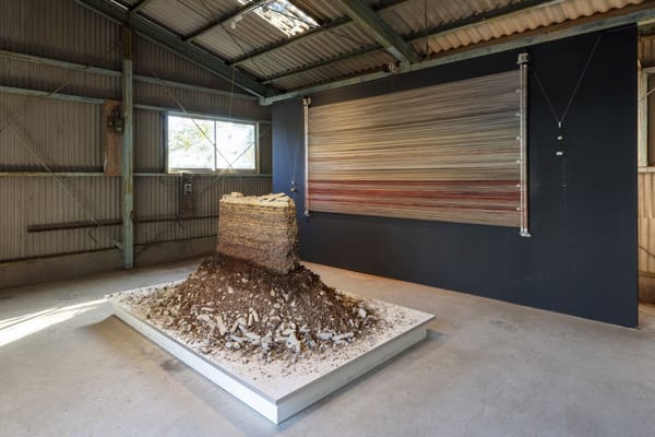 Installation view at Aichi Triennale 2025 Robert Andrew, What Lies Within, 2025 (detail) ©︎ Aichi Triennale Organizing Committee Photo: Kido Tamotsu
