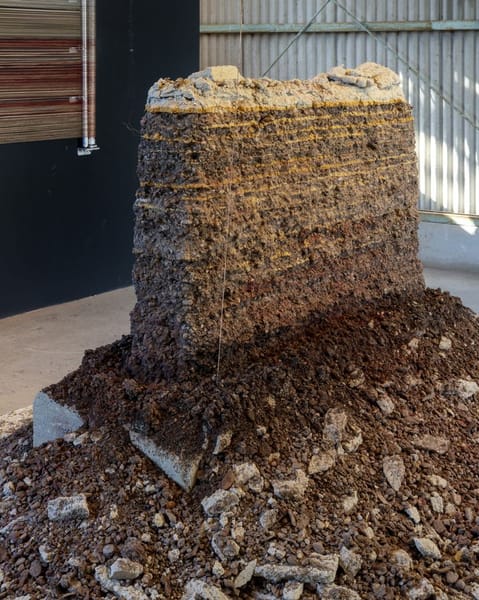 Installation view at Aichi Triennale 2025 Robert Andrew, What Lies Within, 2025 (detail) ©︎ Aichi Triennale Organizing Committee Photo: Kido Tamotsu