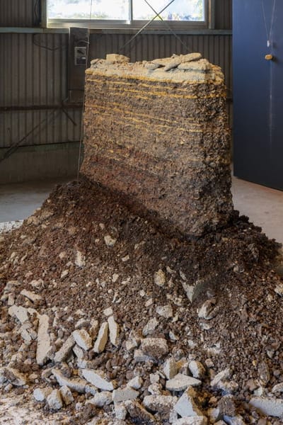 Installation view at Aichi Triennale 2025 Robert Andrew, What Lies Within, 2025 (detail) ©︎ Aichi Triennale Organizing Committee Photo: Kido Tamotsu