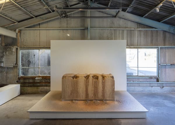 Installation view at Aichi Triennale 2025 Robert Andrew, Language in Buru, 2025 (detail) ©︎ Aichi Triennale Organizing Committee Photo: Kido Tamotsu