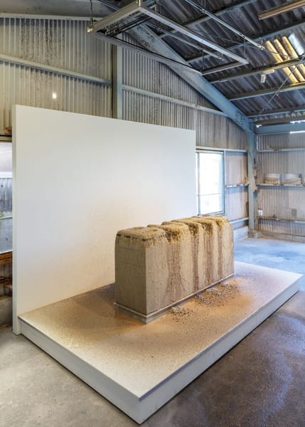 Installation view at Aichi Triennale 2025 Robert Andrew, Language in Buru, 2025 (detail) ©︎ Aichi Triennale Organizing Committee Photo: Kido Tamotsu