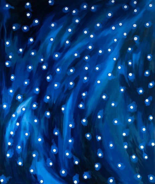 Blue field (hood) V, 2024