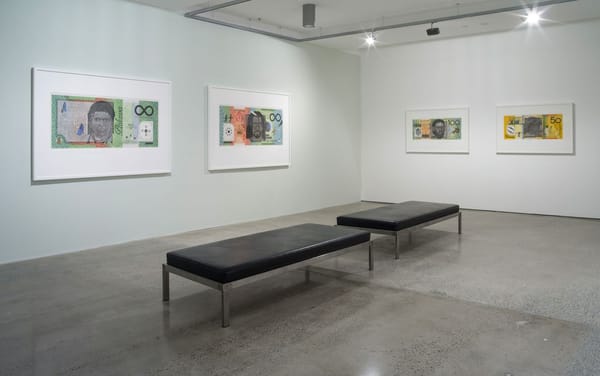 Installation view of 'Blood Money' Installation view of 'Blood Money'