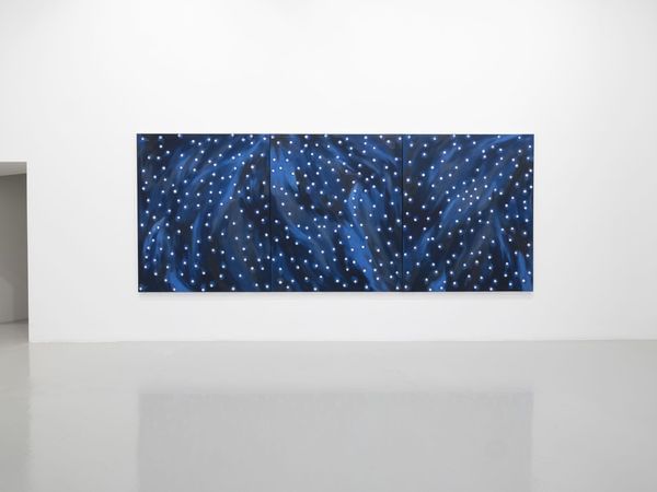 Blue Field (Hood) Triptych