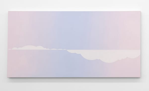 Cloud, cloud, 2024, oil on linen, 50 x 100 cm