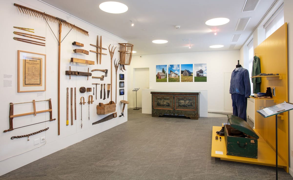 Museum Appenzell Ausstellung Geflickt Blick in die Ausstellung 3