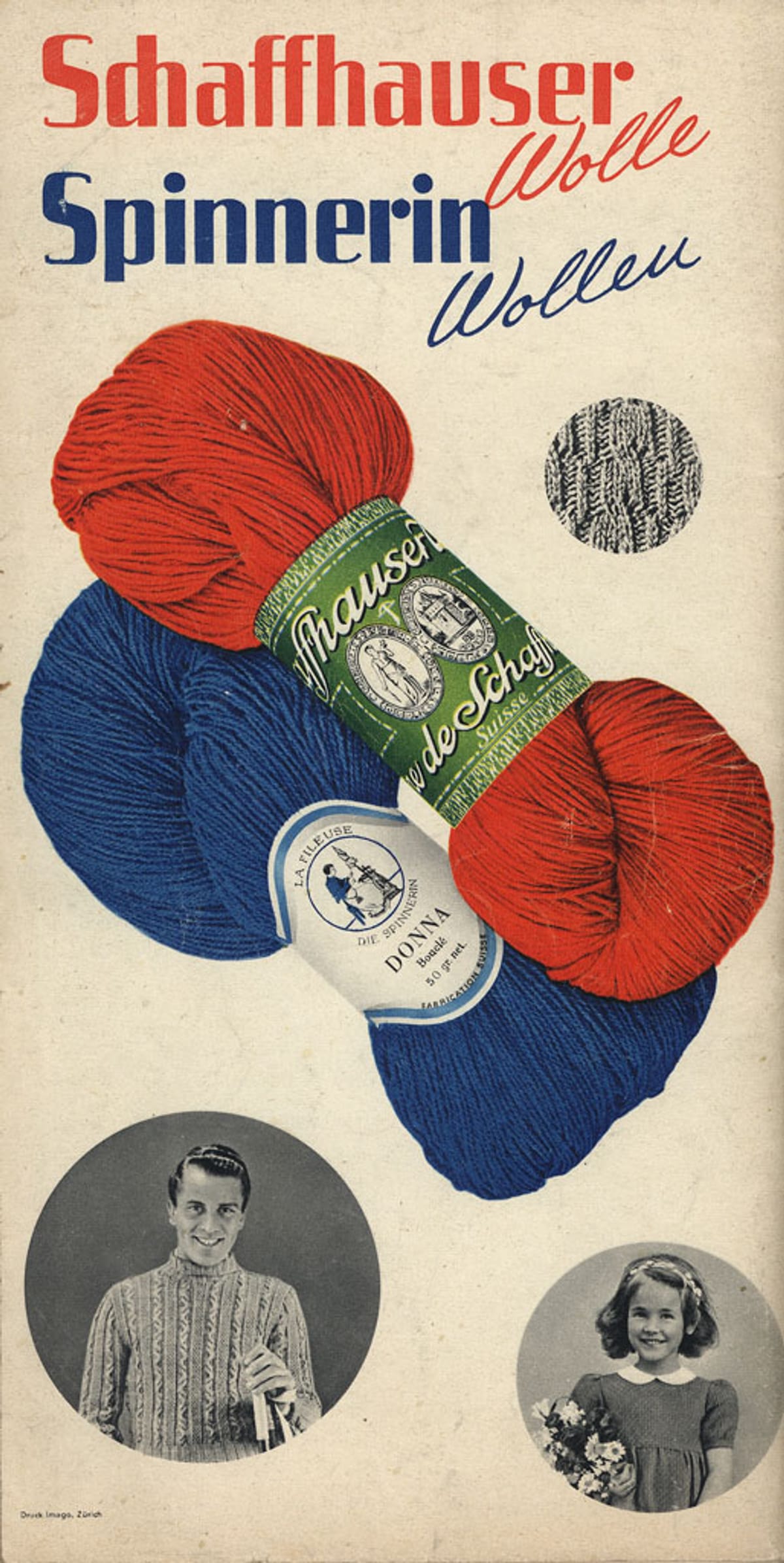 © Museum Appenzell_Strickheft Schaffhauser Wolle