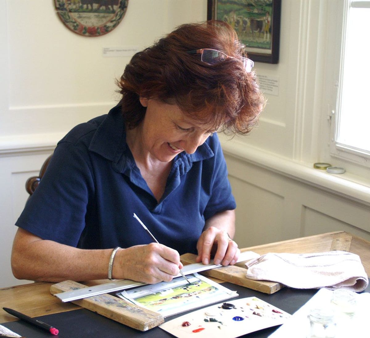 © Museum Appenzell_Theres_Tobler_beim Malen