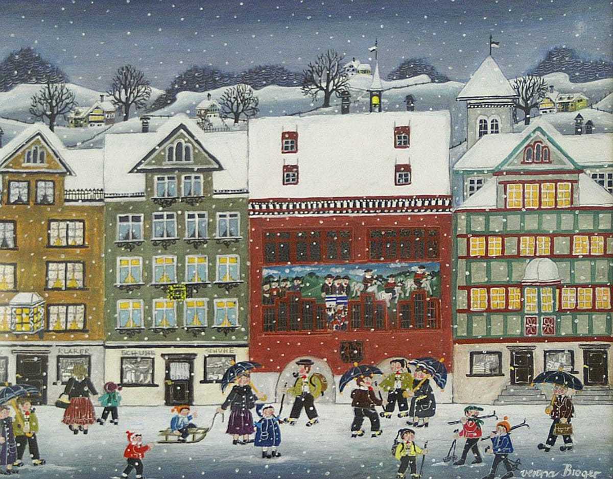 © Museum Appenzell_Verena_Broger_Hauptgasse im Winter