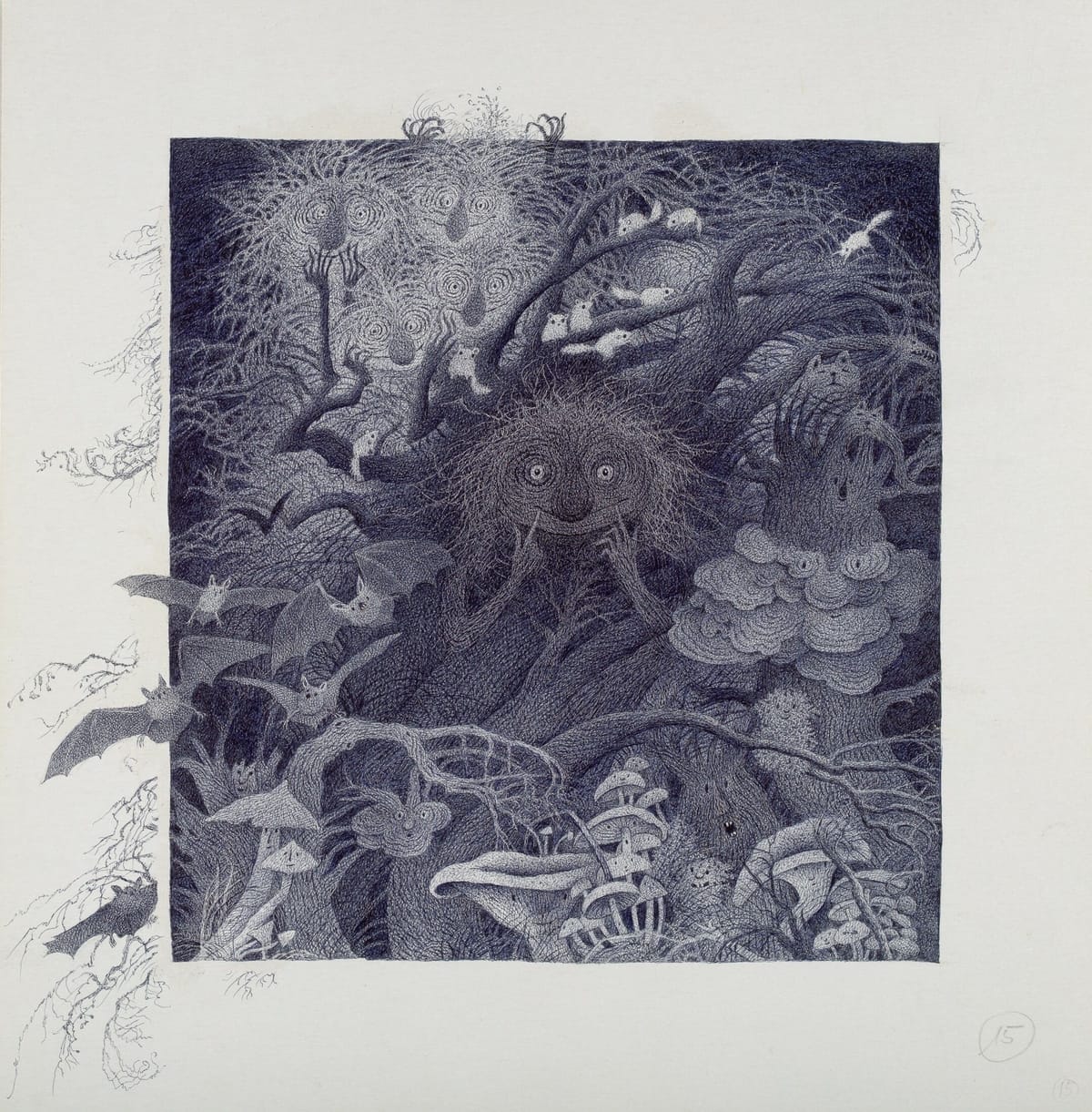 Museum Appenhell Kaethi Bhend Illustration aus So ein Sausen ist in der Luft 1992