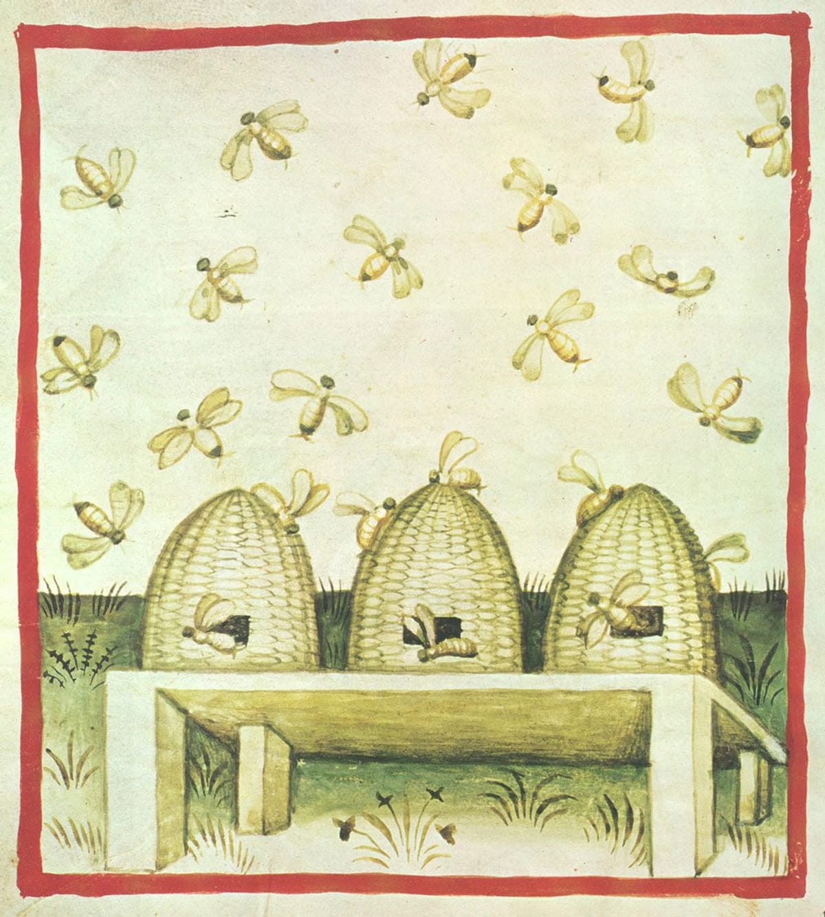 © Museum Appenzell_Bienenhaltung im Mittellater um1390