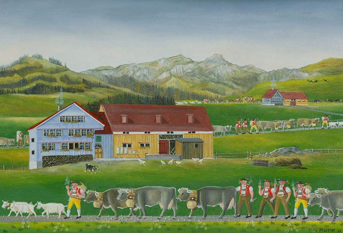 © Museum Appenzell_Dölf-Mettler_Alpaufzug_2011