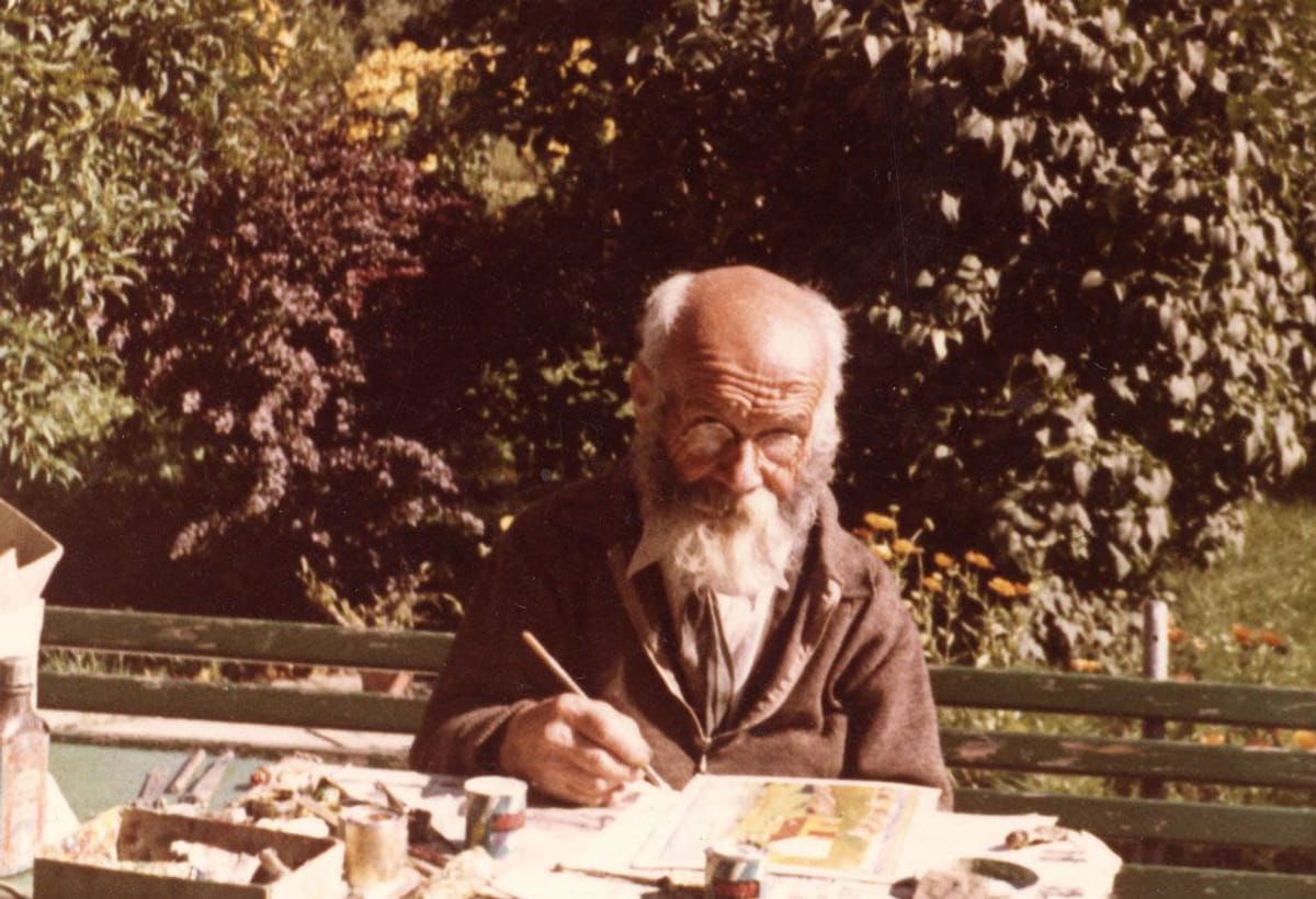 © Museum Appenzell Albert-Enzler-in-seinem-Garten