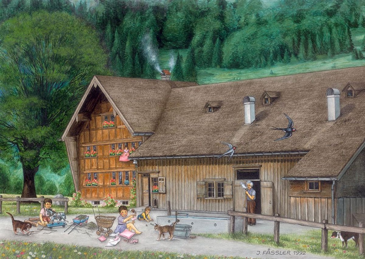 © Museum Appenzell_Josef_Fässler_Haus-Sommer_1992