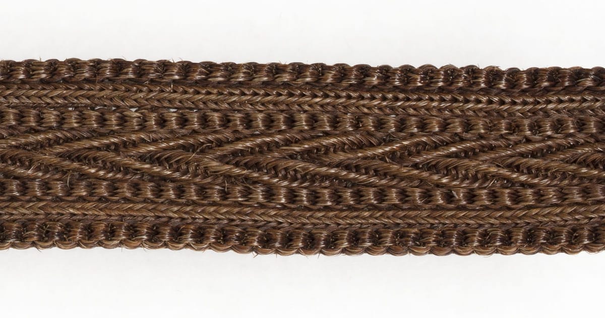 © Museum Appenzell_Geflochtene Herren-Uhrkette_Ausschnitt_Ende_19_Jahrhundert