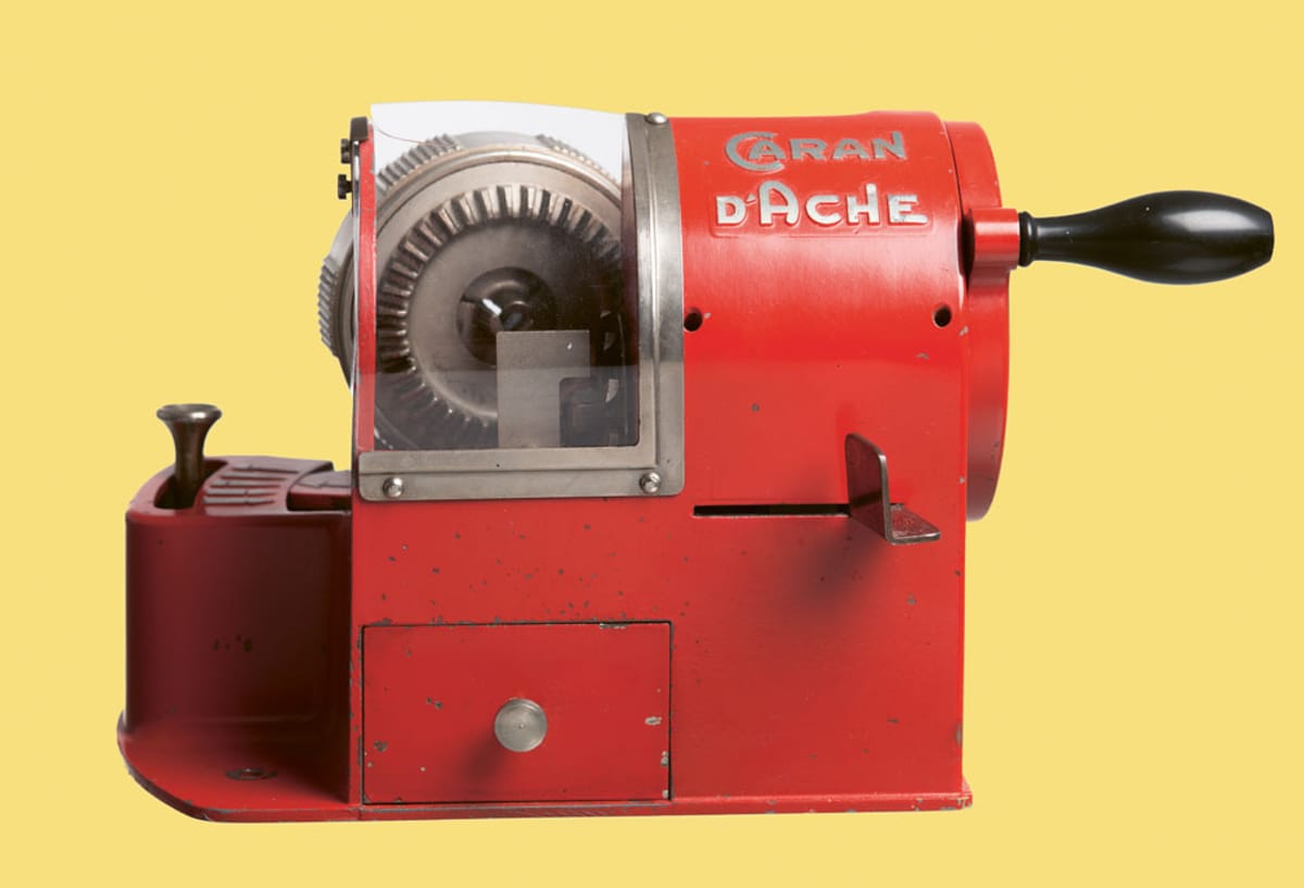 © Museum Appenzell_Bleistiftspitzmaschine-Caran-dAche_um-1935_2