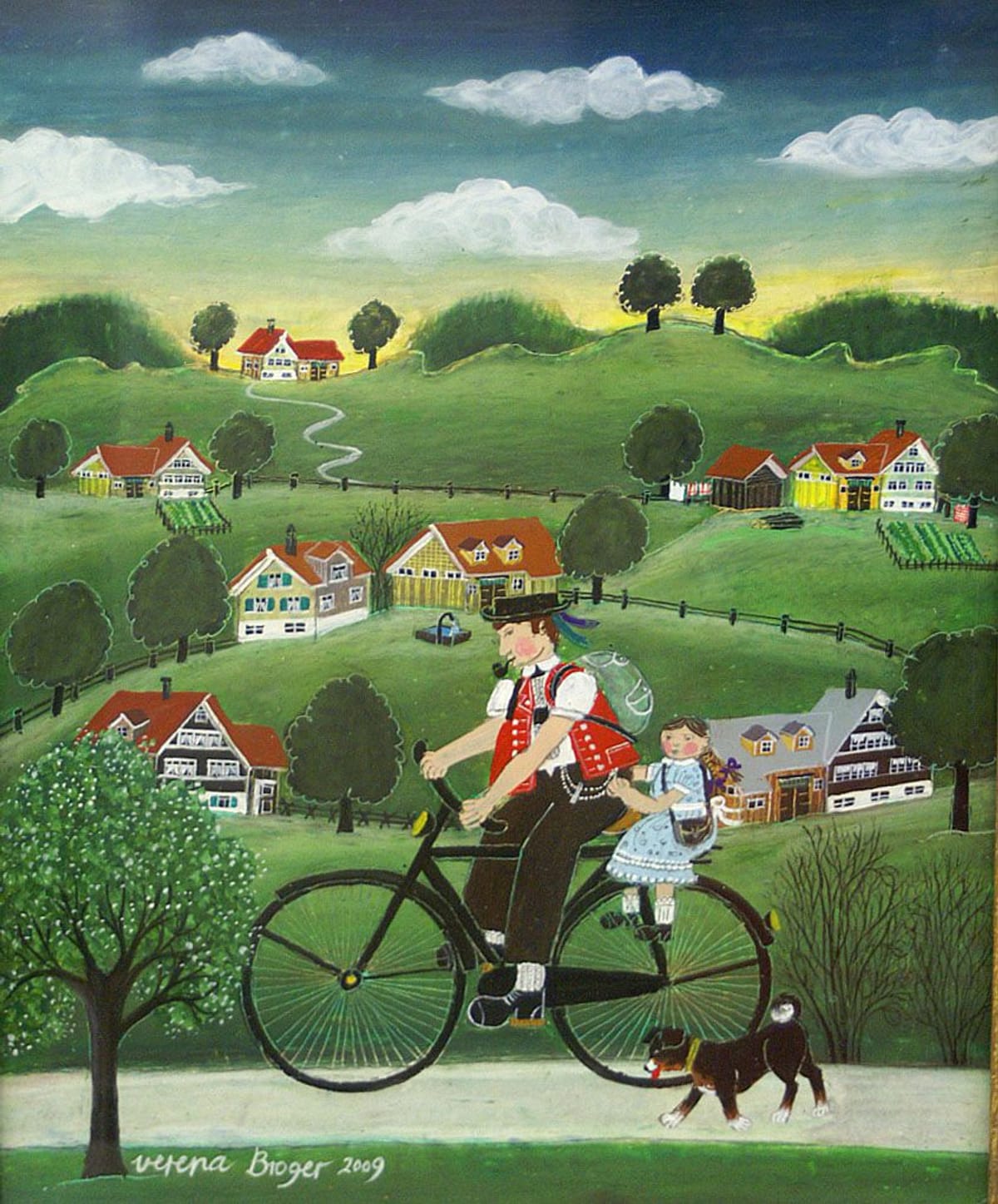 © Museum Appenzell_Verena_Broger_mit dem Velo unterwegs_2009