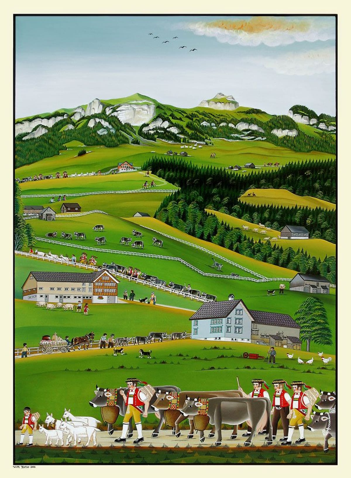 © Museum Appenzell_Willi-Keller_Alpfahrt_2006