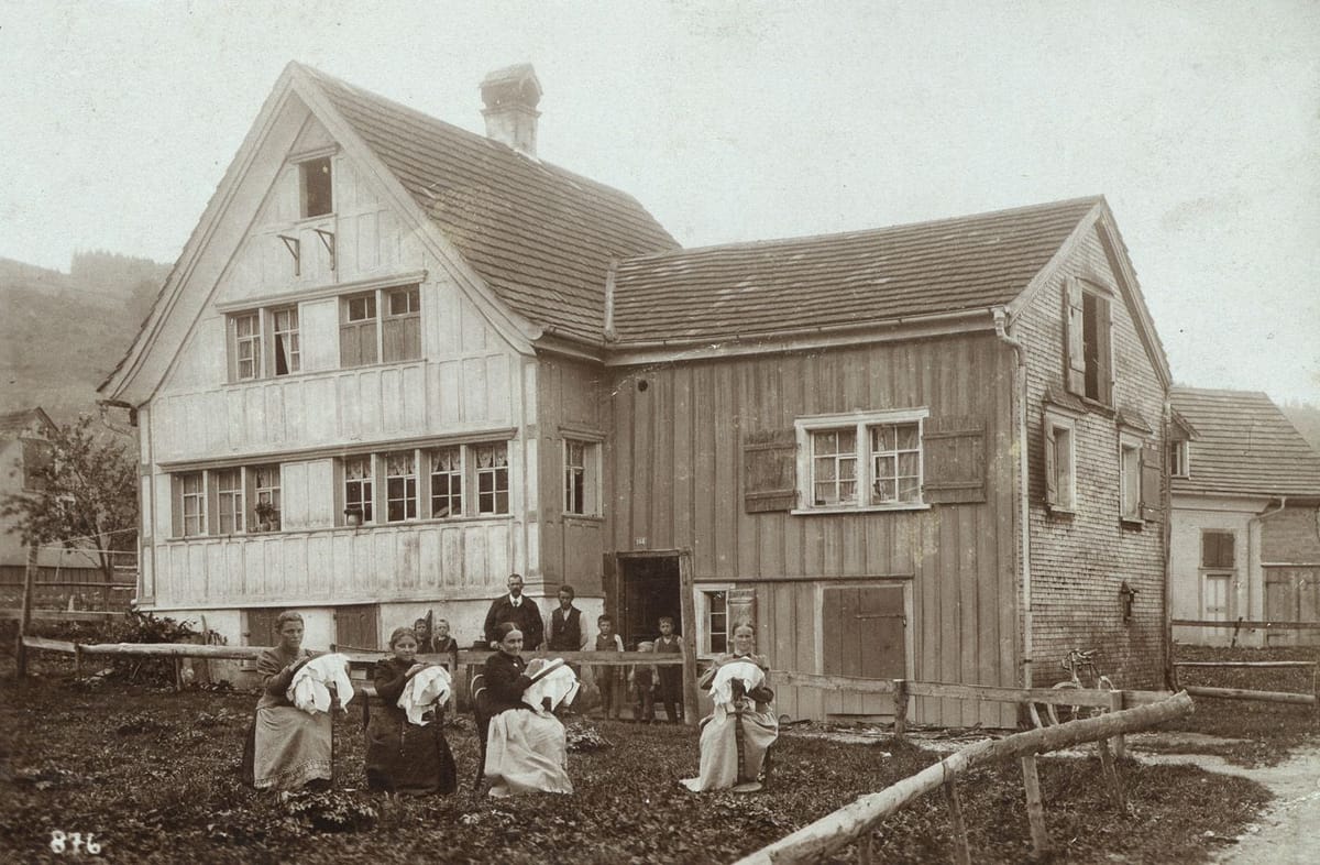 ©-Museum-Appenzell_Handstickerinnen_um 1900