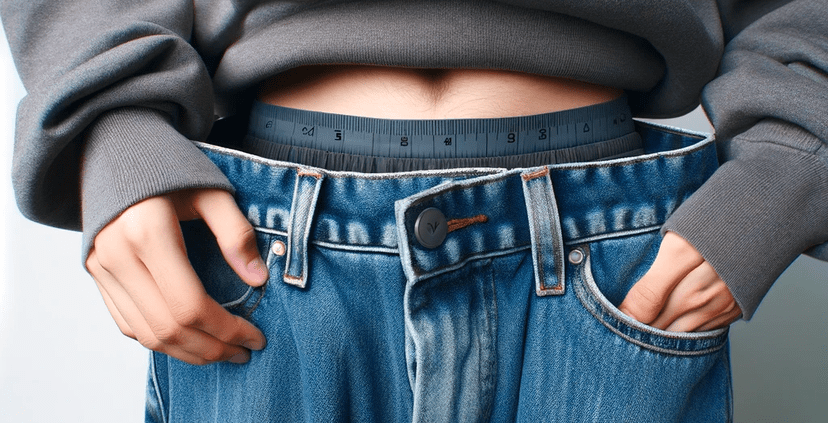 Why are my clothes looser but not losing weight?