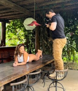 bastidores - ensaio sensual