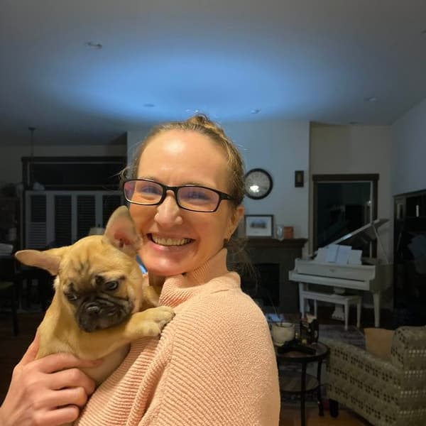 Bethany D. with Ernesto, a French Bulldog puppy