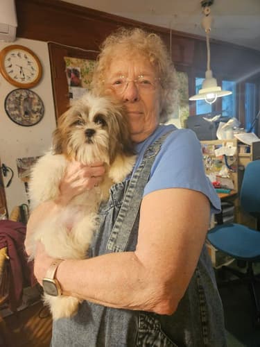 Pawrade customer Genevieve J. with their Shih Tzu puppy