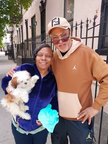 Pawrade customer Angela Y. with their Shih Tzu puppy