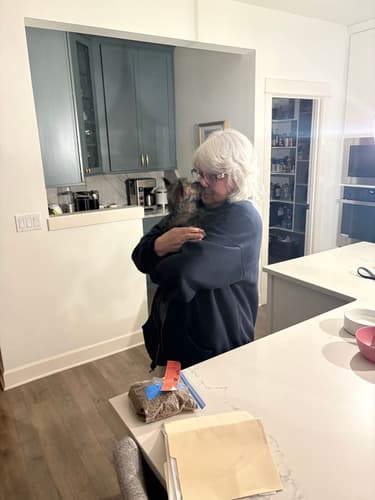 Pawrade customer Anne H. with their Cairn Terrier puppy