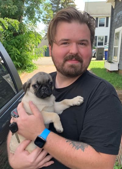 George, a Pug puppy from Pawrade