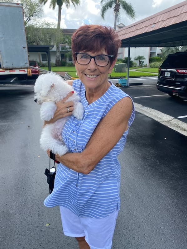 Customer photo of Bichon Frise puppy from Vivian F.