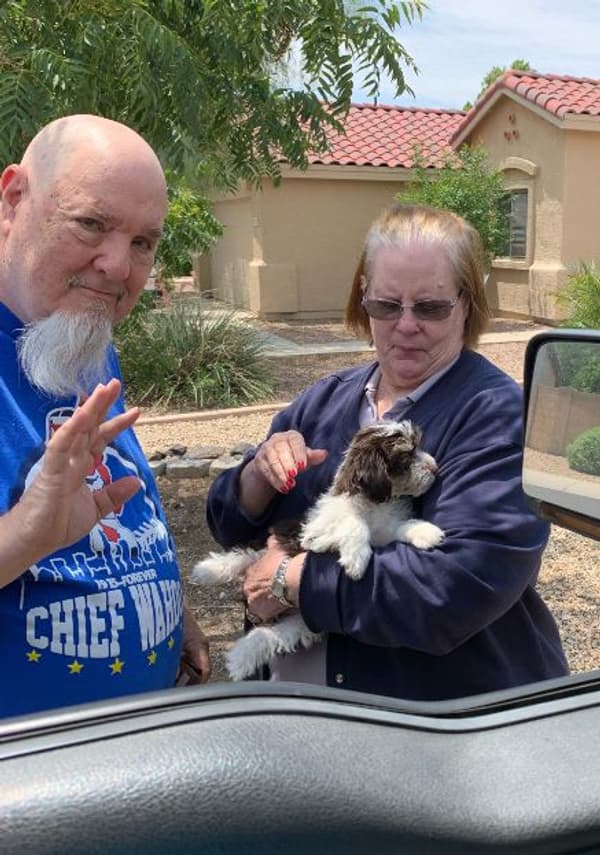 Customer photo of Havapoo puppy from Charles K.