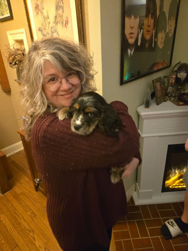 Customer photo of Cocker Spaniel puppy from Carolyn K.