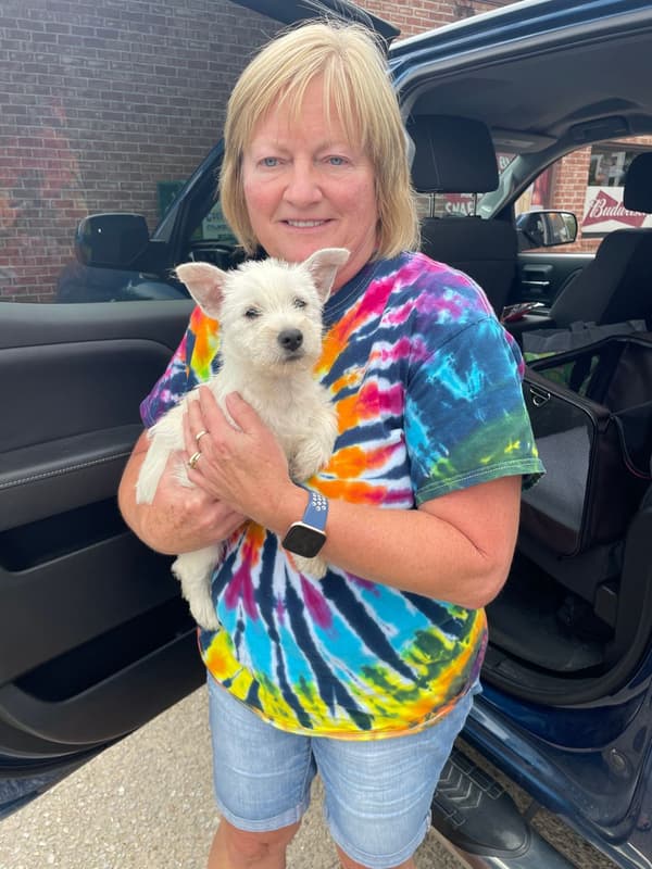Customer photo of West Highland White Terrier - Westie puppy from Karen K.