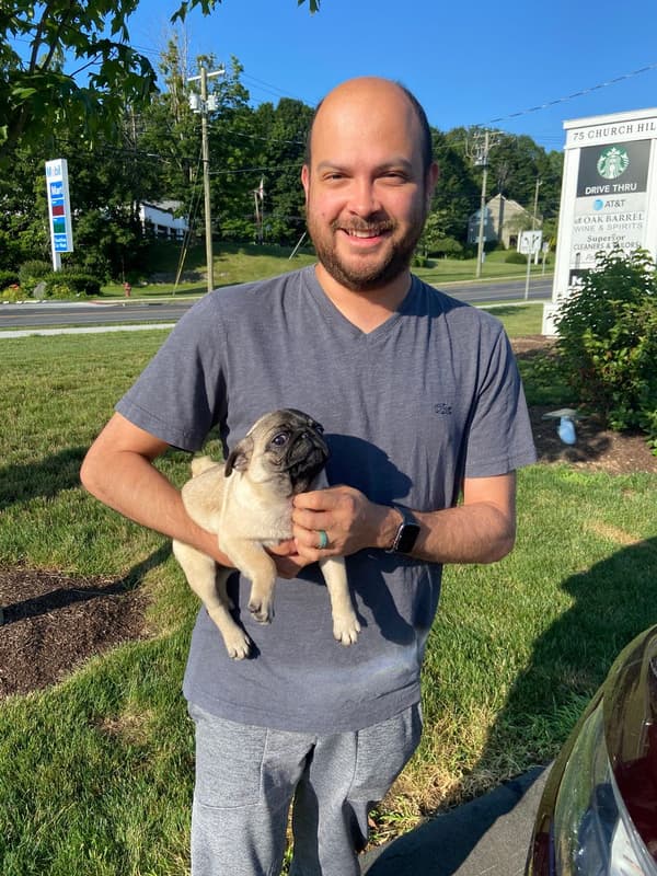 Customer photo of Pug puppy from Jonathan W.