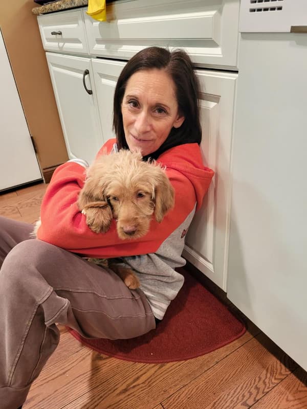 Customer photo of Labradoodle puppy from Andrea M.
