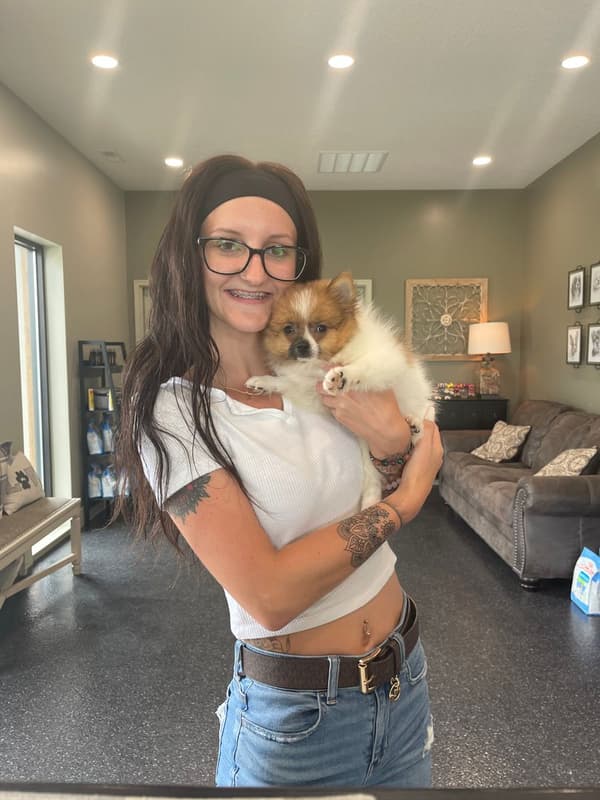 Customer photo of Pomeranian puppy from Kennedy C.