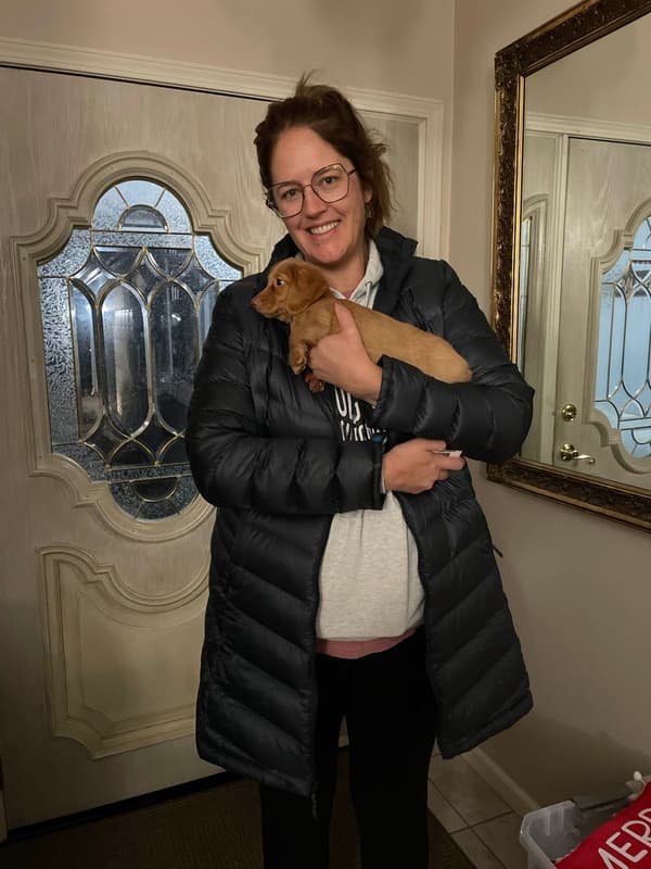 Customer photo of Dachshund, Mini puppy from Sarah K.