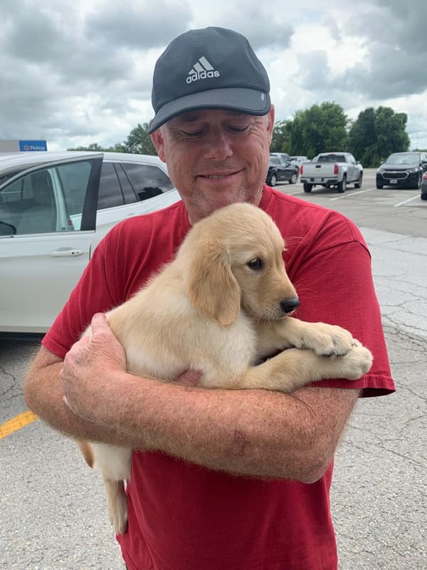 Customer photo of Golden Retriever puppy from Karen F.