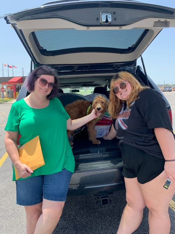 Customer photo of Labradoodle puppy from Michele L.