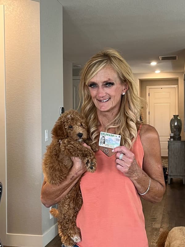 Customer photo of Goldendoodle, Mini puppy from Melissa C.